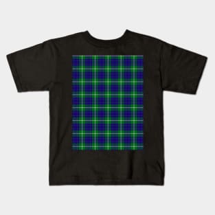 Hamilton Hunting Plaid Tartan Scottish Kids T-Shirt